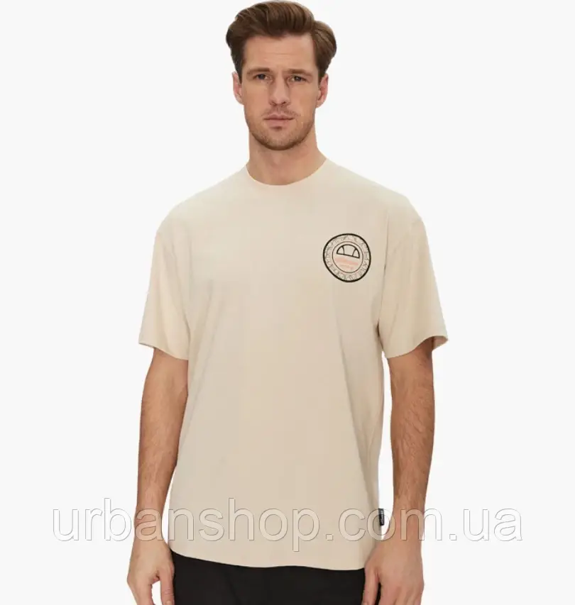 Urbanshop com ua Футболка чоловіча Ellesse Duomo Beige SHZ21889-214 РОЗМІРИ ЗАПИТУЙТЕ