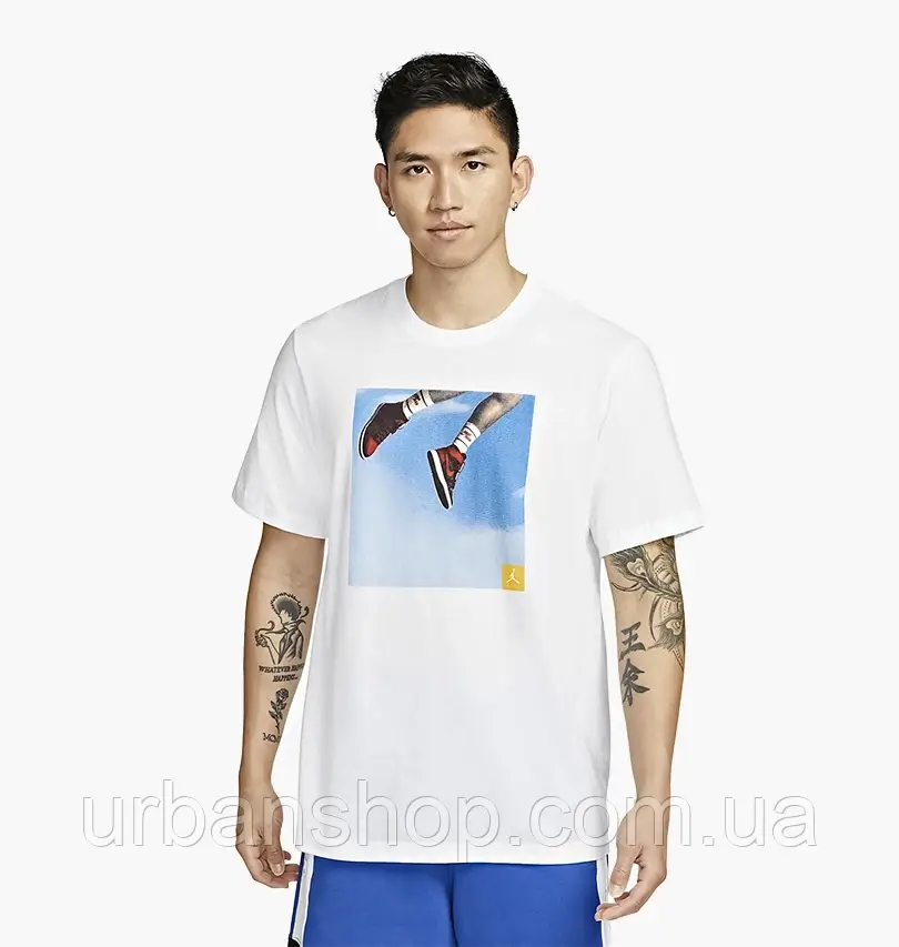 Urbanshop com ua Футболка чоловіча Air Jordan M J Jmpmn Photo Ss Crew White DA9894-100 РОЗМІРИ ЗАПИТУЙТЕ