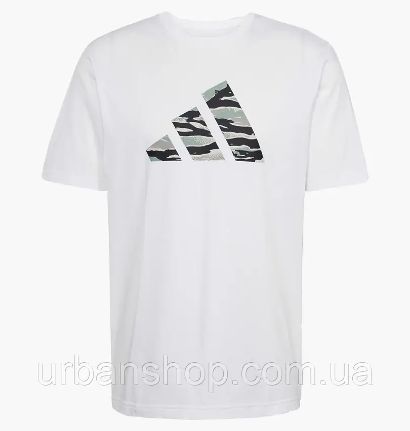 Urbanshop com ua Футболка чоловіча Adidas M C Camo Logo T White JI6770 РОЗМІРИ ЗАПИТУЙТЕ