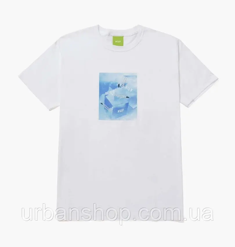 Urbanshop com ua Футболка чоловіча HUF Clouded T-Shirt White TS01840-WHITE РОЗМІРИ ЗАПИТУЙТЕ