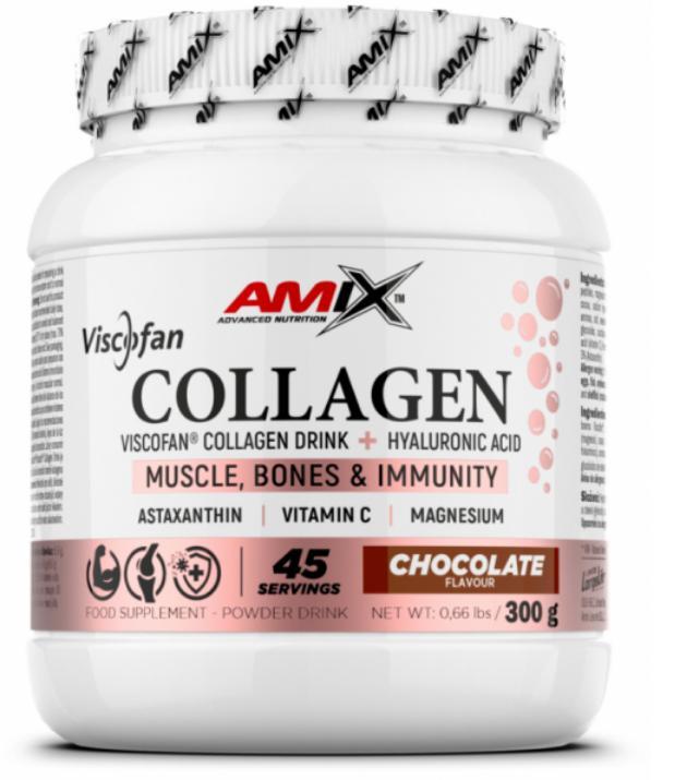 Коллаген AMIX  Collagen Viscofan Drink  Вкус: Шоколад 300 грамм, фото 1
