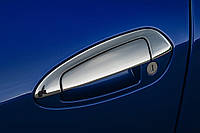 Хромированные накладки на ручки с верхней частью (8 шт., нержавейка) Carmos - Турецкая Нержавеющая Сталь для Fiat Linea 2006-2018