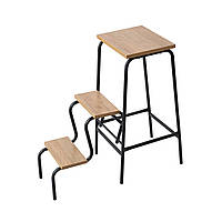 Стілець "Драбина" d16 мм ДСП (Дуб Античний)