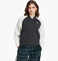 Urbanshop com ua Олімпійка жіноча Adidas Adicolor Classics Trefoil Colleague Jacket Black/White IZ2832 РОЗМІРИ