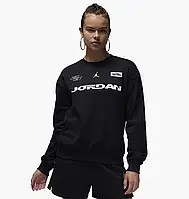 Urbanshop com ua Світшот жіночий Air Jordan Brooklyn Fleece WomenS Crew-Neck Sweatshirt Black FV7086-010