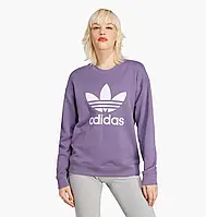 Urbanshop com ua Світшот жіночий Adidas Trefoil Crew Violet IL3873 РОЗМІРИ ЗАПИТУЙТЕ