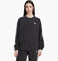 Urbanshop com ua Світшот жіночий Adidas Polar Fleece Crew Loose Sweatshirt Black IY7271 РОЗМІРИ ЗАПИТУЙТЕ