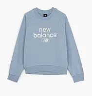 Urbanshop com ua Світшот жіночий New Balance Sweat Crew Graphic Essential Light Blue WT31508LAY РОЗМІРИ