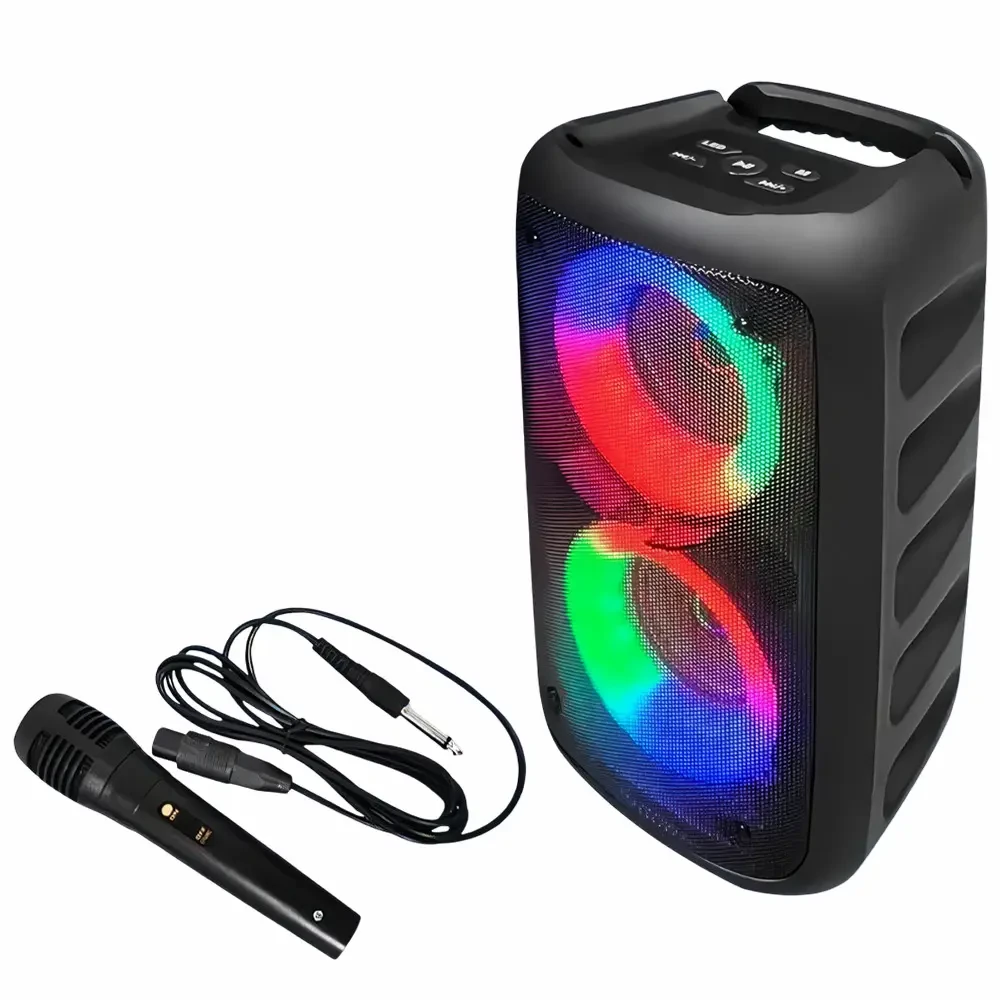 Портативна Bluetooth колонка KTS-1265 з LED-підсвічуванням, Bluetooth, FM-радіо SO-67, фото 1
