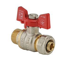 Кран кульовий WING