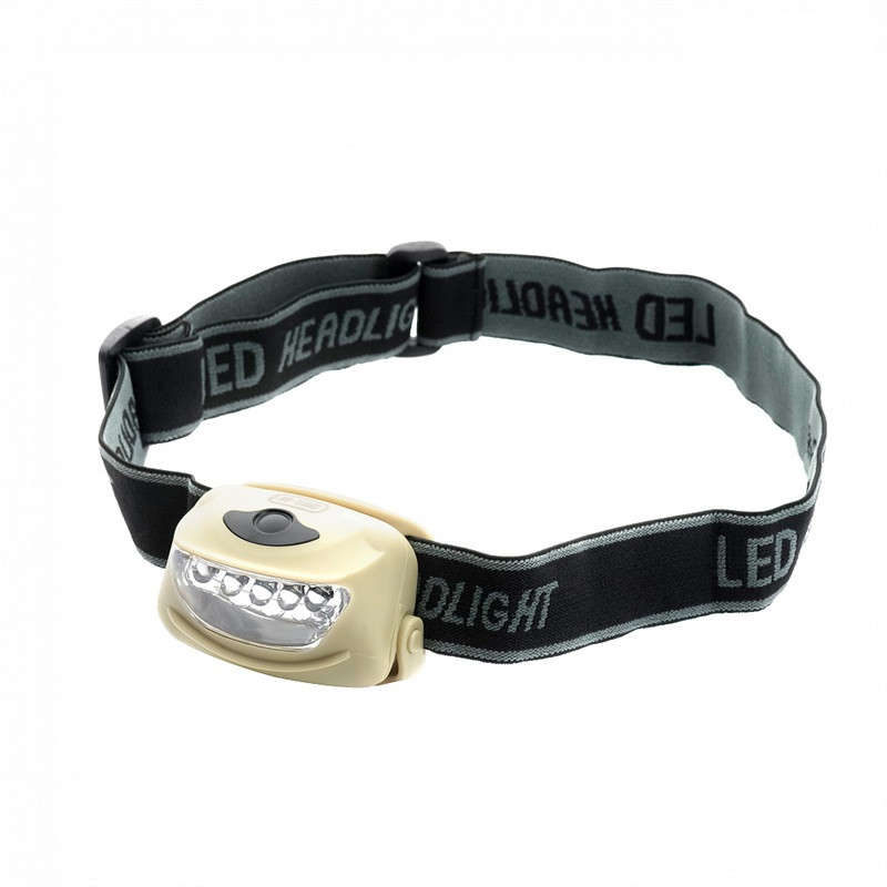 Ліхтар налобний M-Tac 4+1 LED Khaki, фото 1