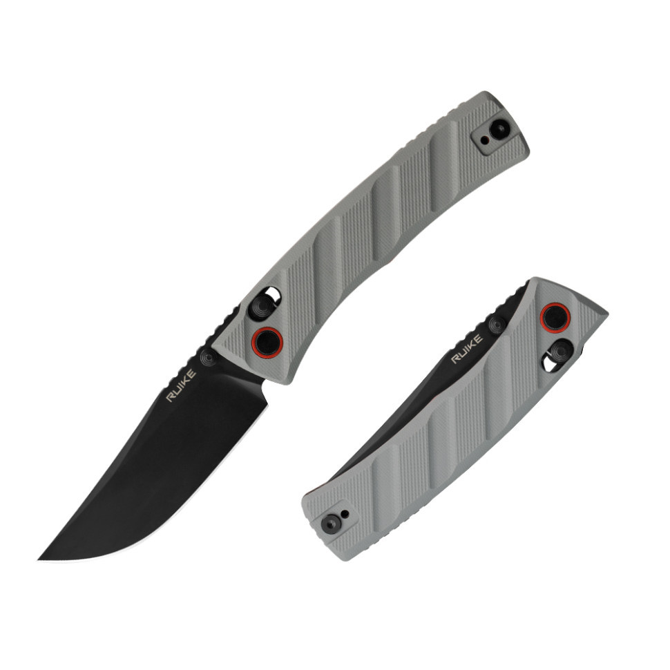 Ніж складаний Ruike P856-K сірий, фото 1