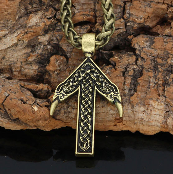 Кулон Тейваз жовтий метал