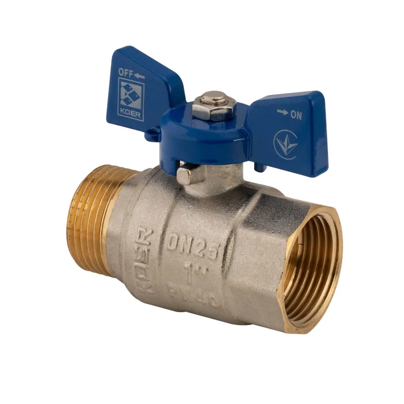 Кран кульовий Koer 1" ГШБ (KR.218.B) синій (KR2721)