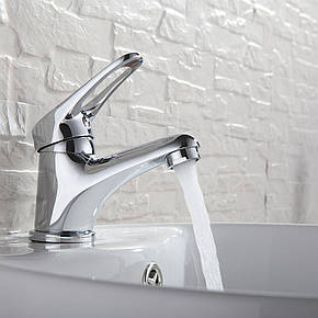 Змішувач для умивальника FRAP F1013, Ø35, хром, фото 2