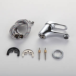 Змішувач для умивальника FRAP F1013, Ø35, хром, фото 3