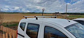 Багажник (поперечини) в штатні місця Asaf V3 2 штуки 135 см для мерседес E-сlass W124 1984-1997 рр