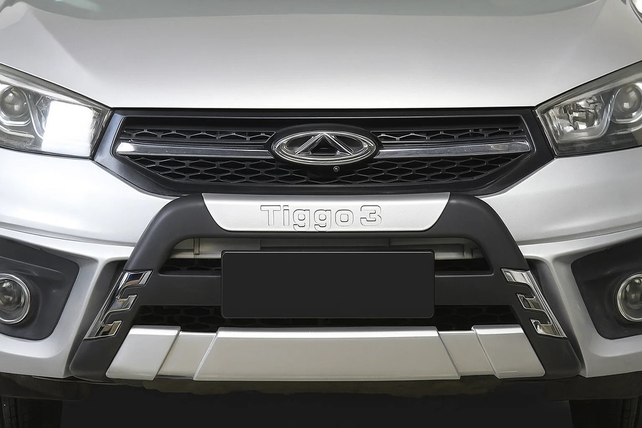 Передня накладка Libao для Chery Tiggo 3 ABS-пластик, фото 1