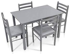 Обідній комплект Мікс Меблі Джерсі Сірий