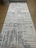 Доріжка Plato 09428B l.grey/l.grey - ширина 0,8 і 1 і 1,2 і 1,5 і 2 і 2,5 і 3 метри, фото 2