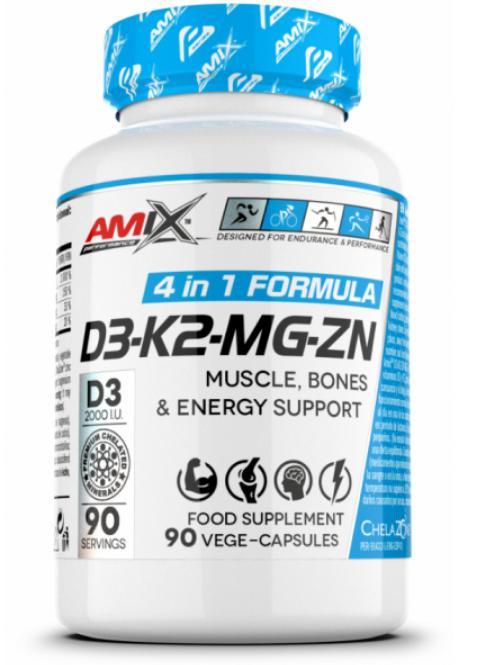 Харчова добавка	Performance Amix D3-K2-MG-ZN 90 капсул, фото 1