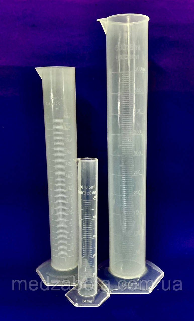 Циліндр  50мл поліпропілен, фото 1