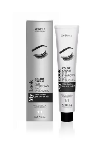 Крем‑фарба для брів та вій Sedera Professional My Look Color Cream 30 мл, фото 1