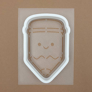 Набір вирубки з трафаретом Олівець 10.7 см