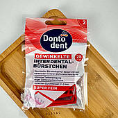 Міжзубні йоржики Dontodent (0,4 мм ISO2 червоні) кутові, 28 шт
