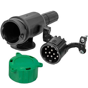 Вилка NB Parts 13-контактна 12 V з довгою подвійною вставкою 11004267, фото 1