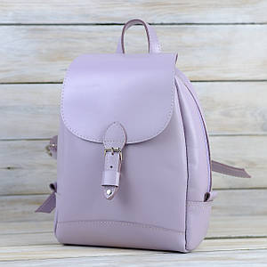 Жіночий рюкзак Женева з натуральної шкіри колір Ліловий