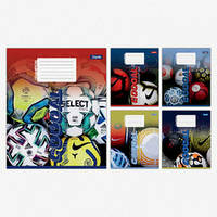 Зошит шкільний 1Вересня 12 аркушів коса лінія A million emotions (25)