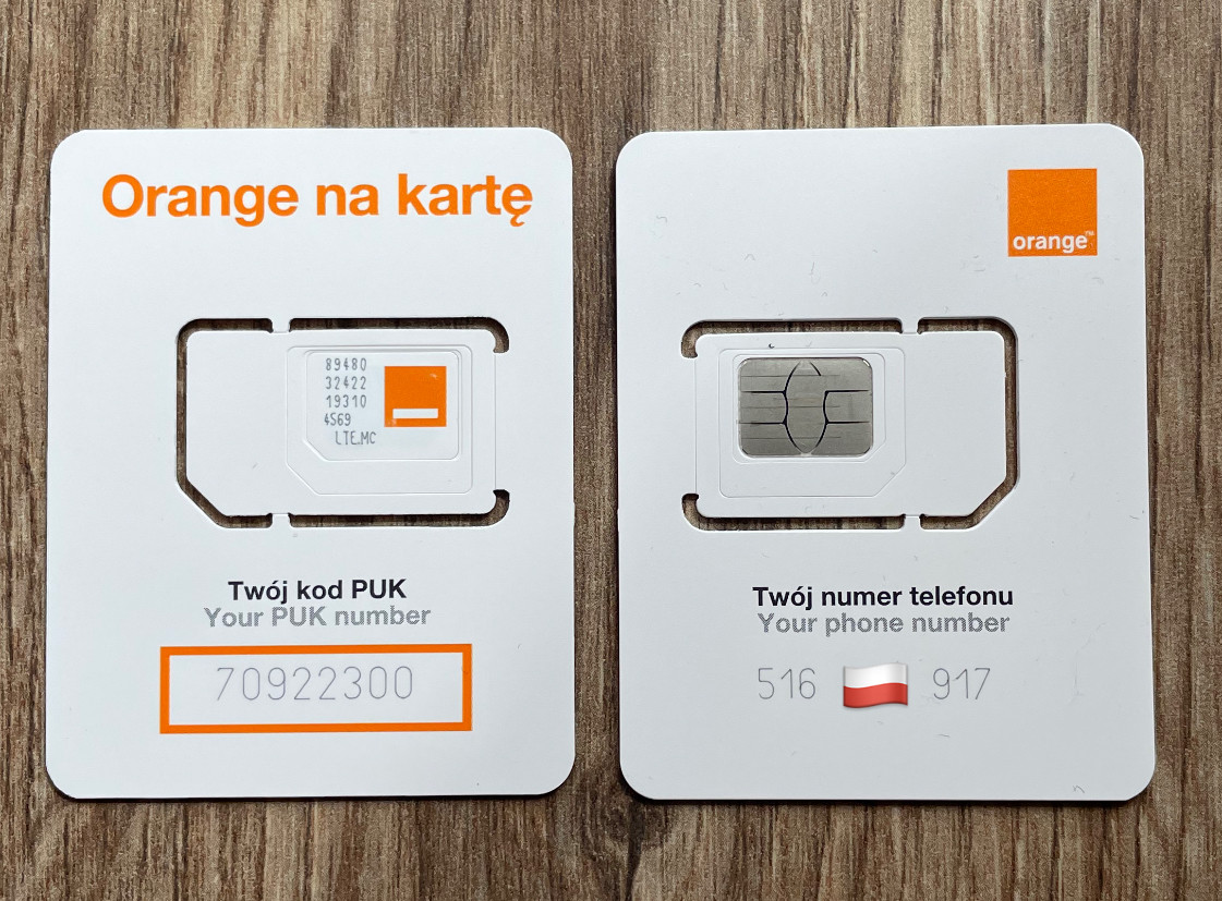 🇵🇱 Польські сім карти Orange, фото 1