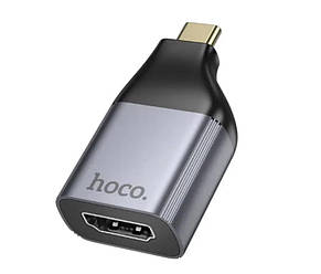 Адаптер Hoco UA33 з Type-C на HDMI, сірий