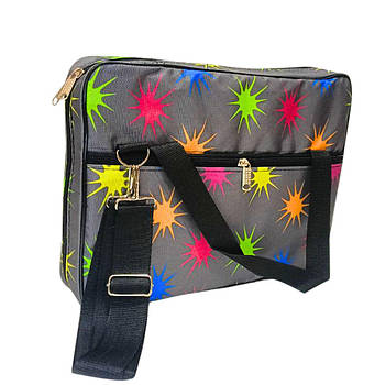 Сумка для художників А4 (35*27*7 см) Limbo тканинна з принтом ПА4-П1/73 Плями кольорові