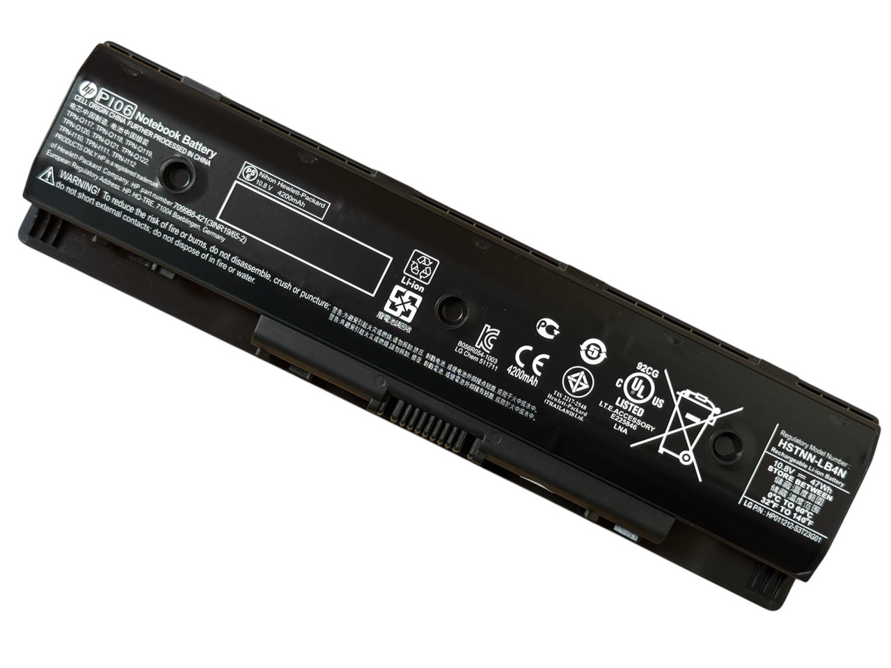 Оригінальна батарея для ноутбука HP Pavilion 14, 14t, 14z series - PI06 (11.1 V, 48Wh, 6cell) Акумулятор АКБ