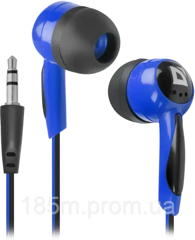 Навушники DEFENDER Basic 604 чорний+блакитний, фото 1