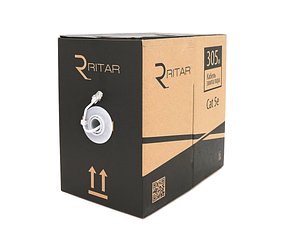 Кабель КПВ UTP 4*2*0.5 ССА cat 5E для внутрішньо робіт 305 м, Gray