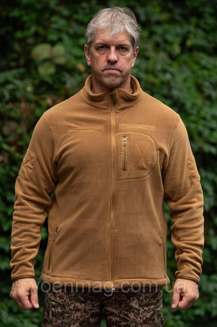 Армійська флісова кофта Polartec, койот, ®️Military