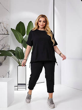 Шикарний жіночий костюм, тканина "Креп-Жатка" 50, 52, 54, 56, 58, 60 розмір 50, фото 1