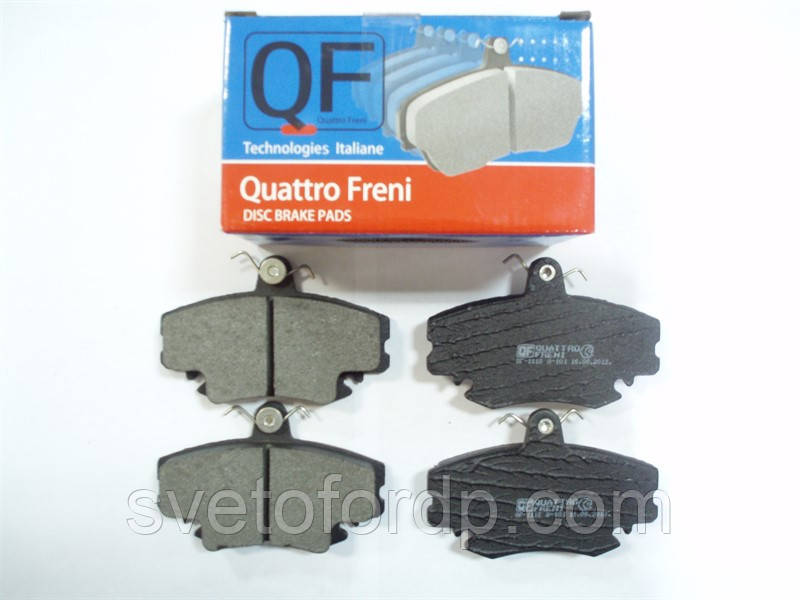 Колодка гальмівна ВАЗ Largus передня з ABS (к-т 4 шт) "Quattro Freni", фото 1