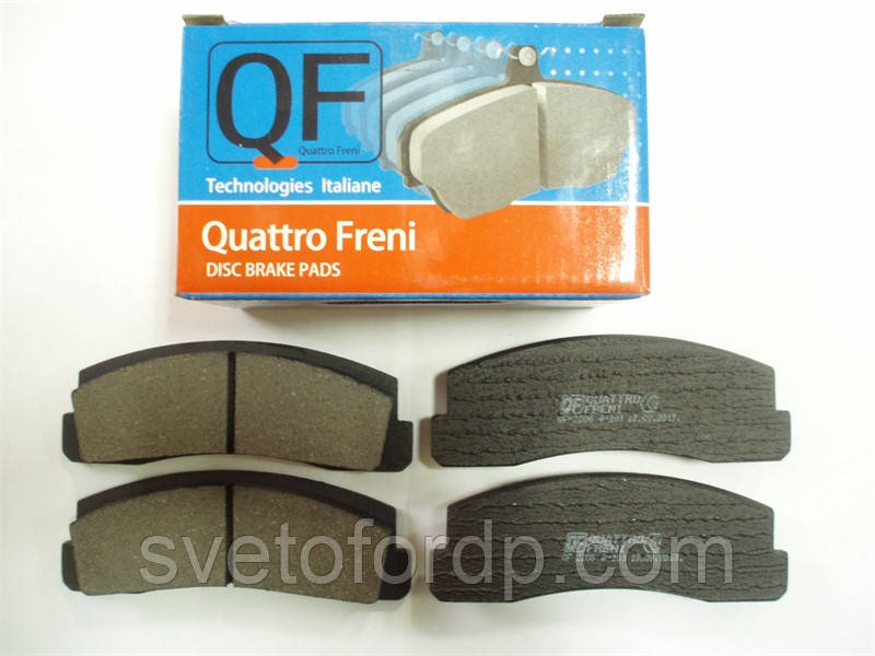 Колодка гальмівна ВАЗ 2121 передня (к-т 4 шт) "Quattro Freni", фото 1