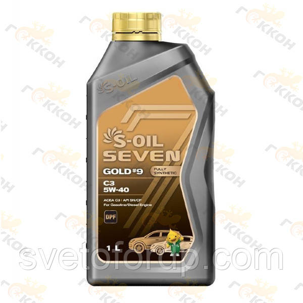 Масло моторне синтетич. SEVEN GOLD #9 C3, 1L SAE 5W30 API SN/CF ACEA C3 & A3/B4 [S-Oil Південна Корея], фото 1