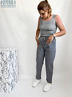 Жіночі штани у тонку смужку розмірний ряд 25,26,27,28,39,30