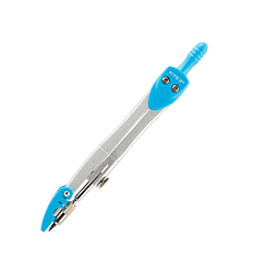 Циркуль металевий, блакитний, 125 мм, Kite K18-382-07