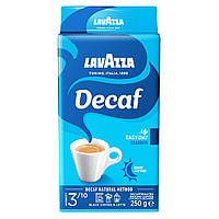 Кава мелена Lavazza Decaffeinato 250 г Лавацца Без кофеїну