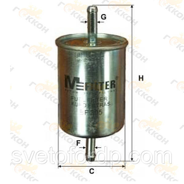 Фільтр паливний Audi, BMW, Alfa Romeo, Citroen, Fiat, Lancia, Nissan, Opel, Peugeot, Seat, Skoda [MFilter,, фото 1