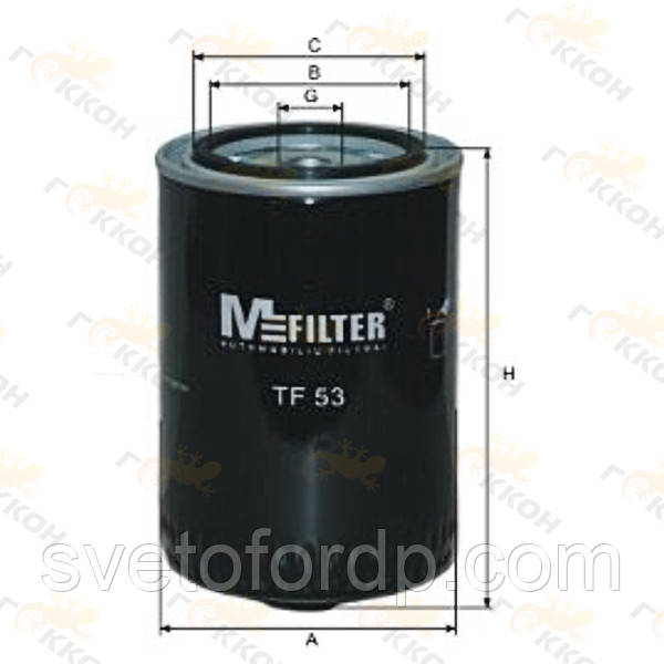 Фільтр масляний Audi, Seat, Volvo, VW (дизель) [MFilter, Литва], фото 1