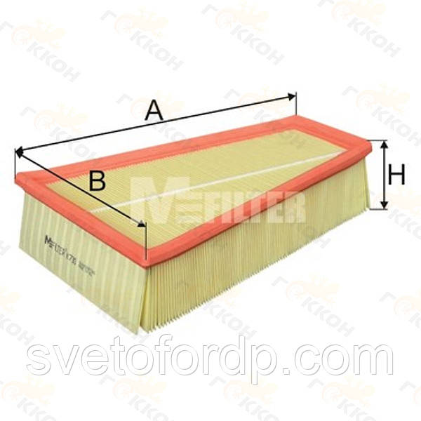 Фільтр повітряний Ford [MFilter, Литва], фото 1