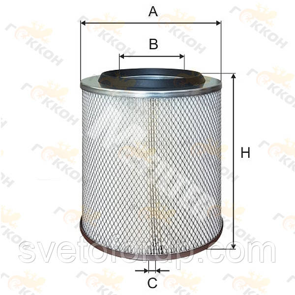 Фільтр повітряний Mercedes [MFilter, Литва], фото 1